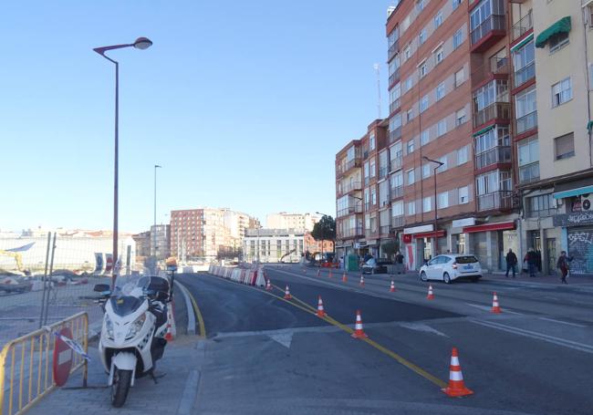 Salida del nuevo túnel a la avenida de Segovia.
