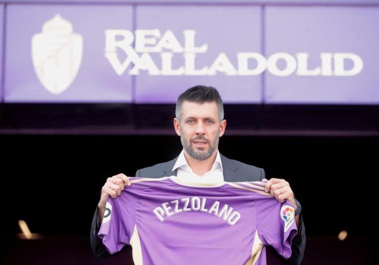 Pezzolano, en su presentación como nuevo entrenador del Real Valladolid