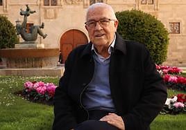 Abel Moreno posa en Zamora para la entrevista.