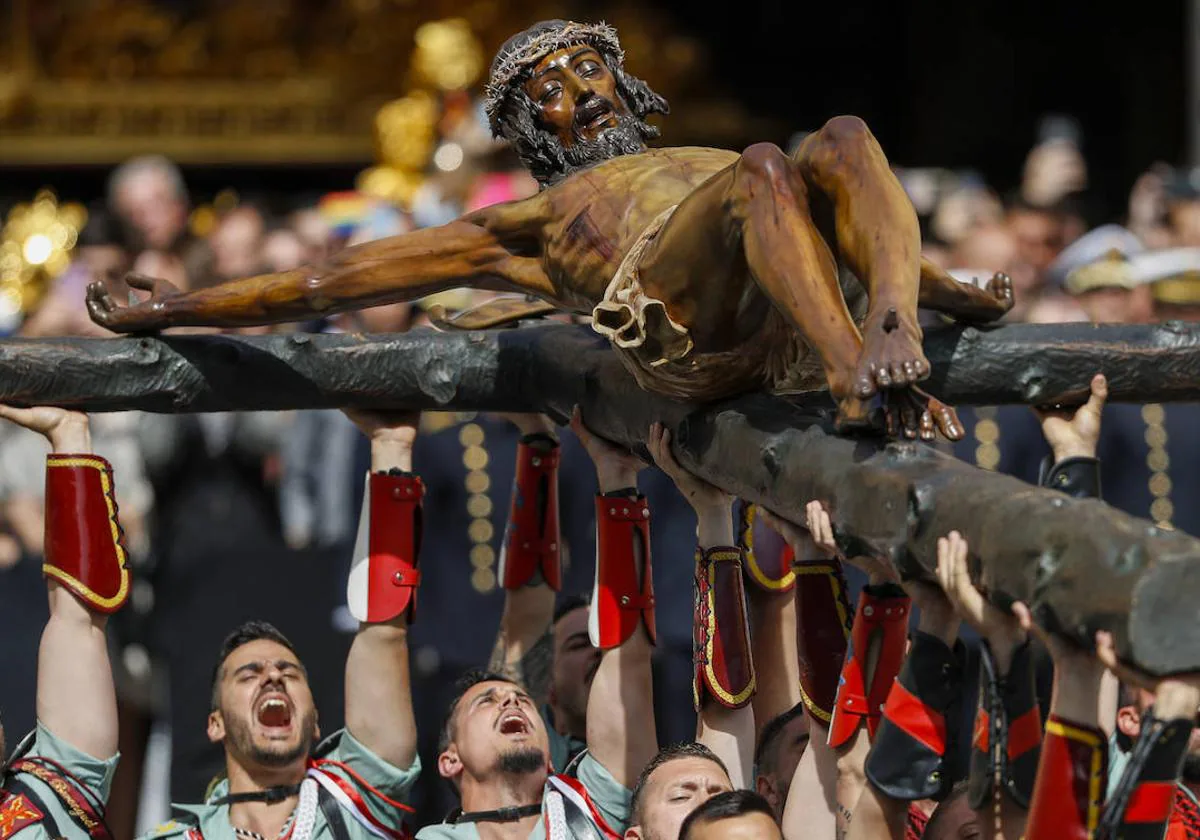 Procesion del Cristo de la Buena Muerte en Málaga