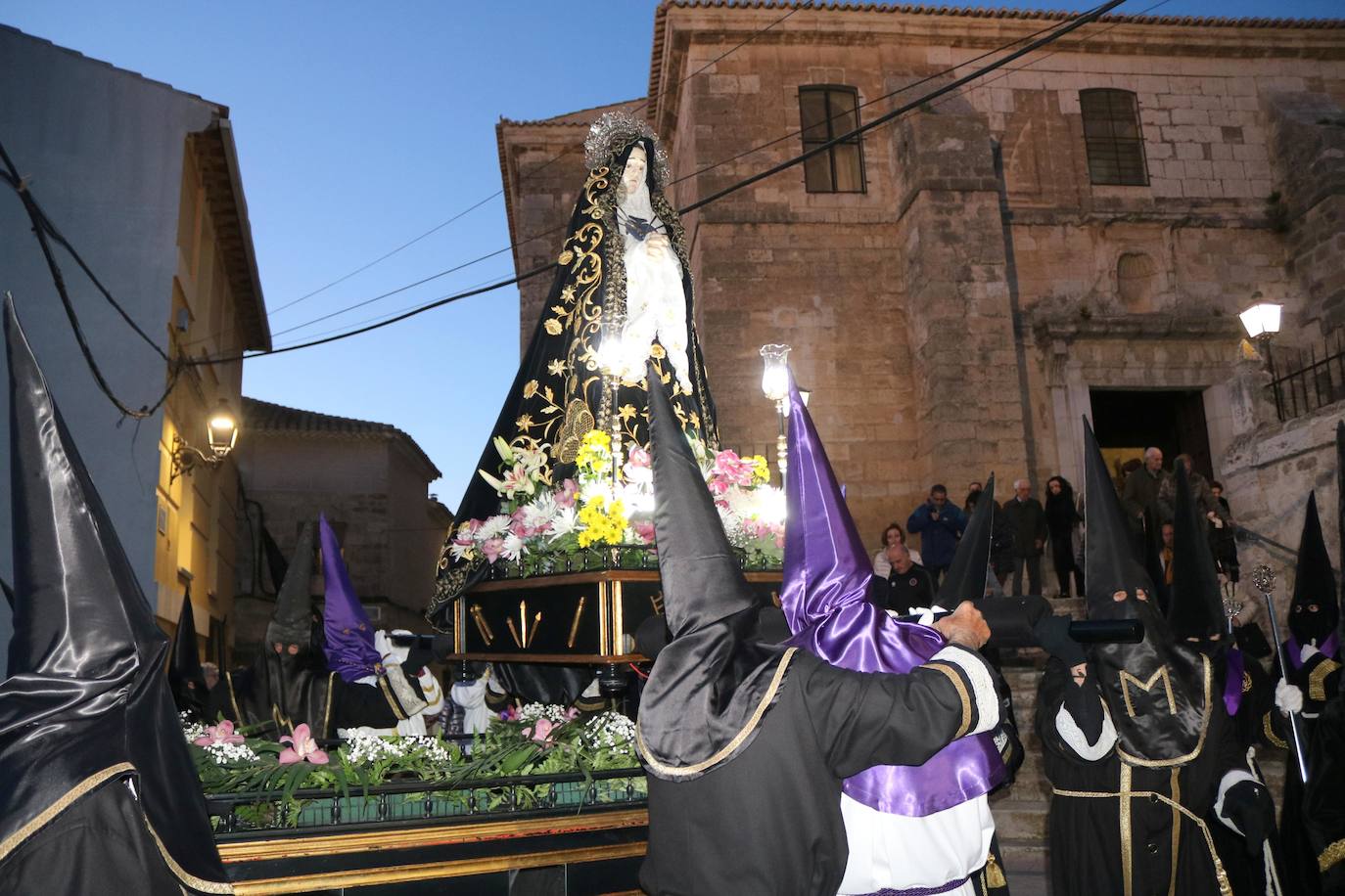 El recogimiento de la Semana Santa en Baltanás