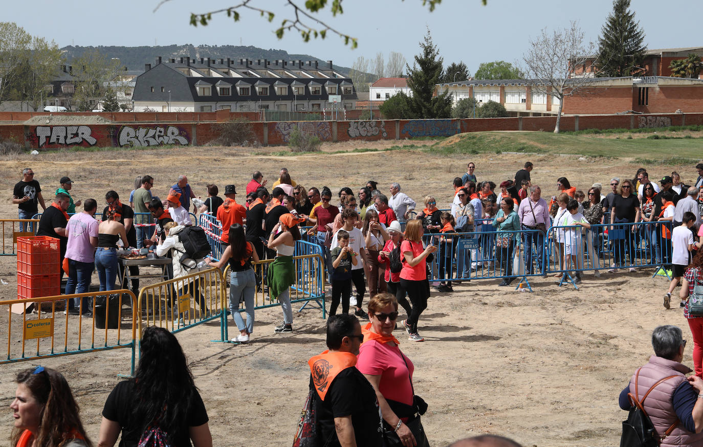 Chupinazo de las fiestas del barrio del Cristo