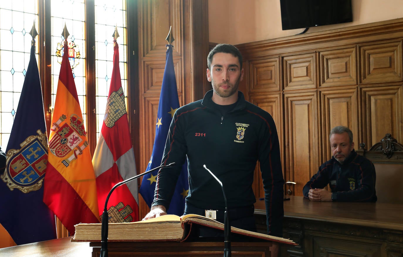 Catorce nuevos bomberos llegan al Parque de Palencia
