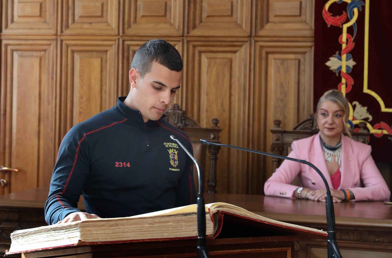 Catorce nuevos bomberos llegan al Parque de Palencia