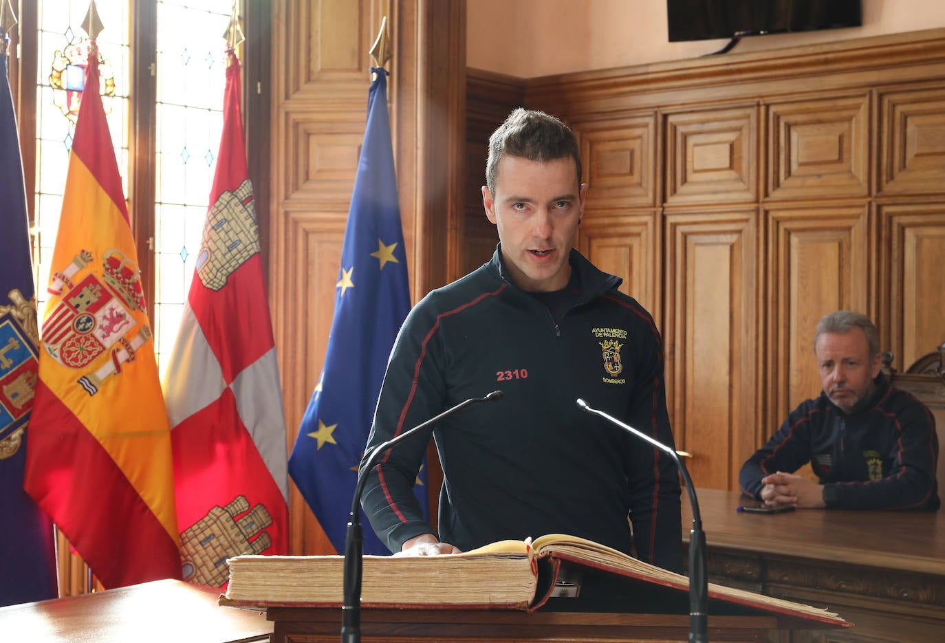 Catorce nuevos bomberos llegan al Parque de Palencia