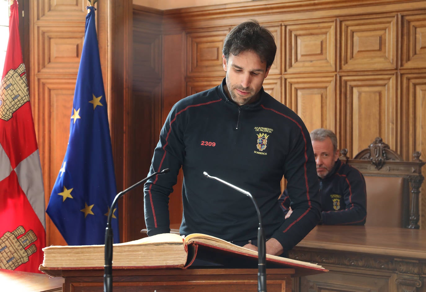 Catorce nuevos bomberos llegan al Parque de Palencia