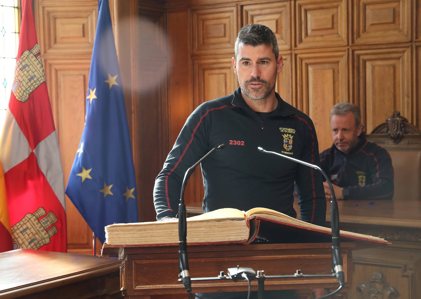 Catorce nuevos bomberos llegan al Parque de Palencia