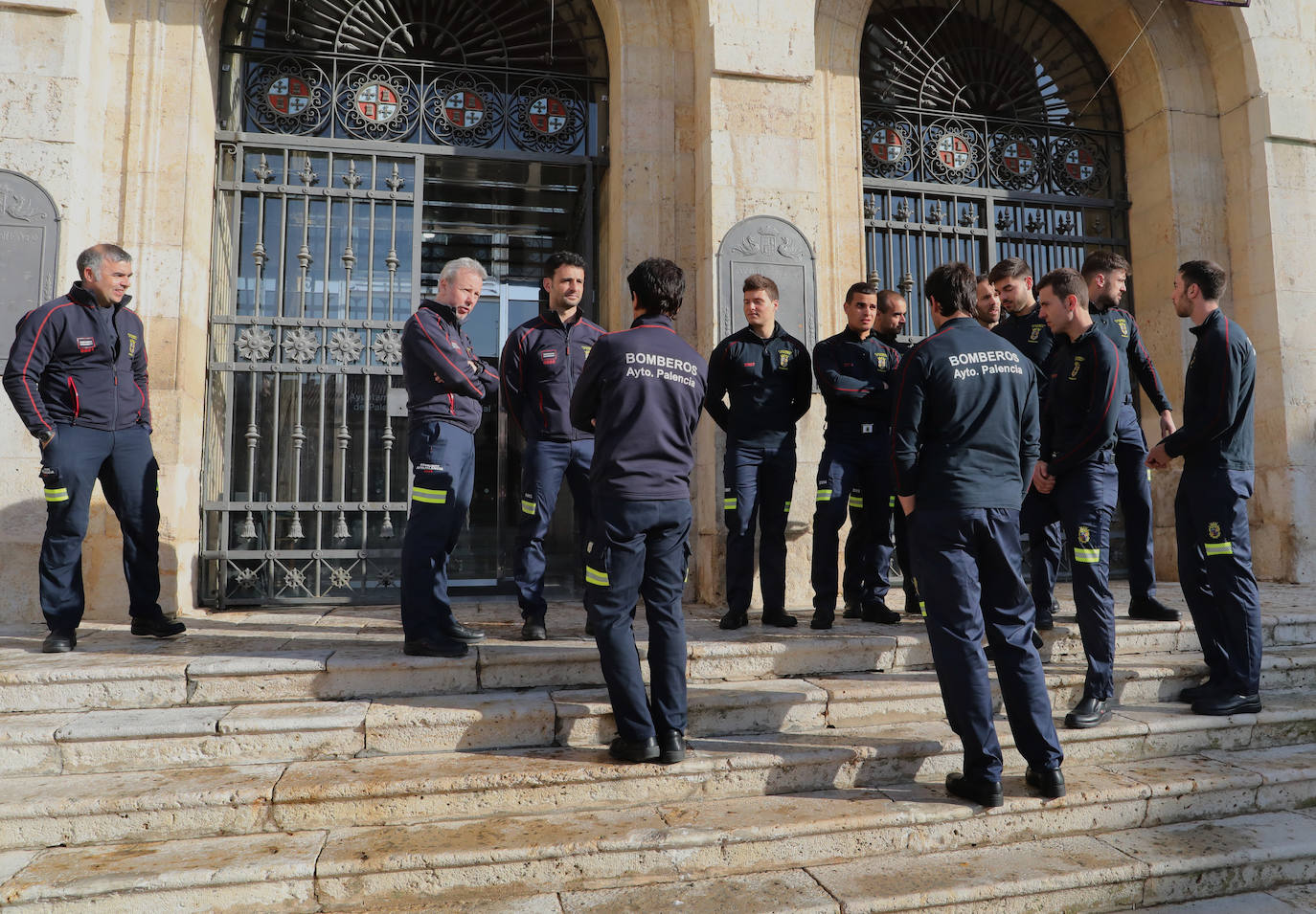 Catorce nuevos bomberos llegan al Parque de Palencia