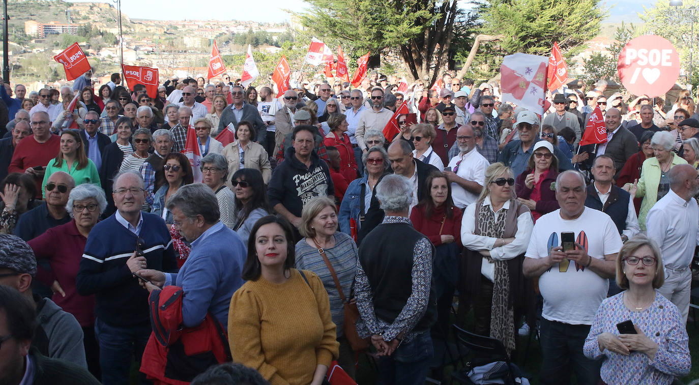 Acto de Pedro Sánchez en Segovia