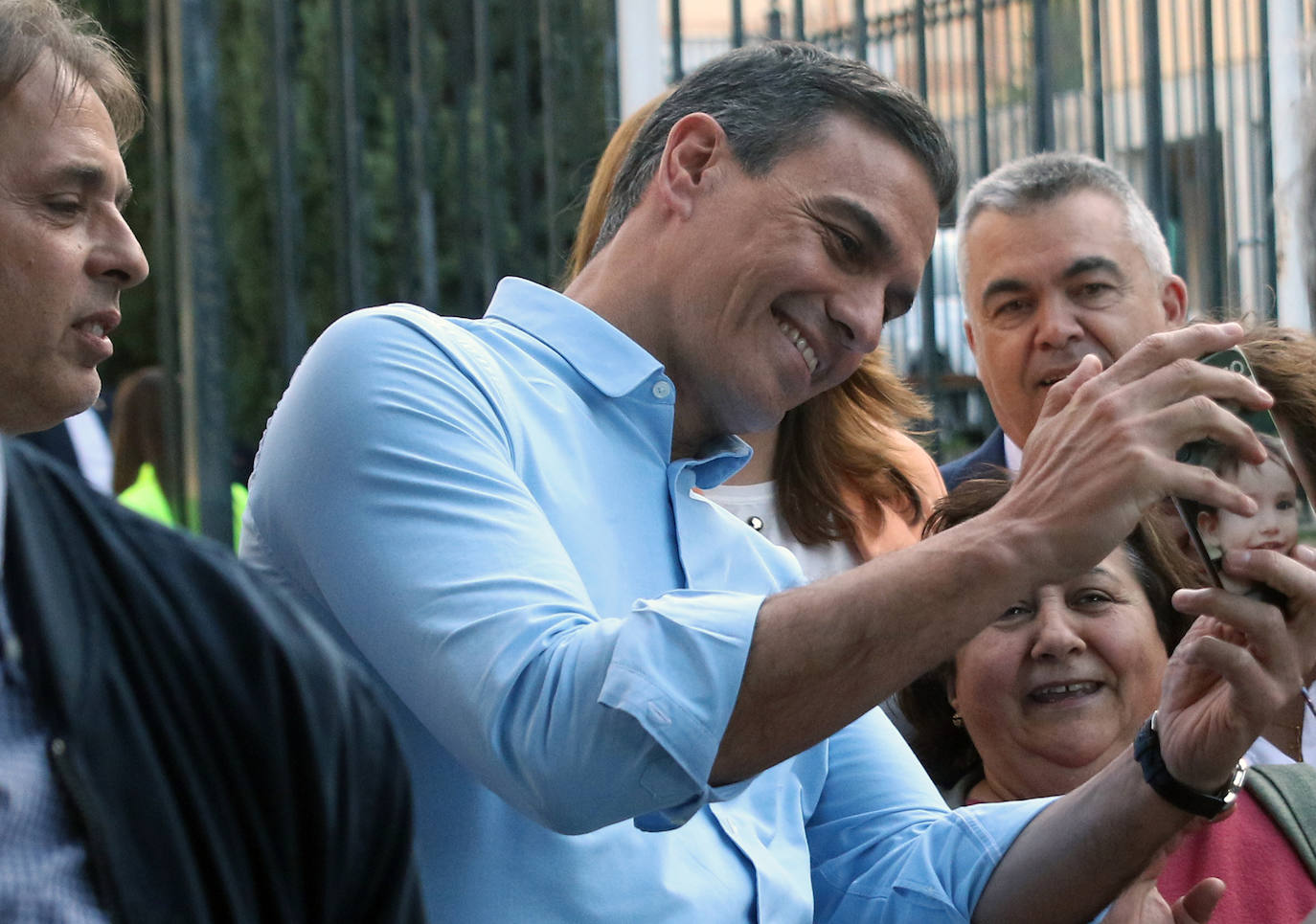 Acto de Pedro Sánchez en Segovia