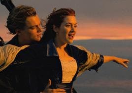 Fotograma de 'Titanic', la película más famosa inspirada en el hundimiento del popular baro.