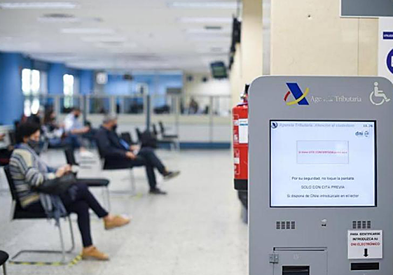 Oficina de la Agencia Tributaria.