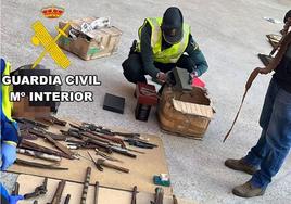 Operación de la Guardia Civil de Burgos en la que intervino numerosas armas de fuego.