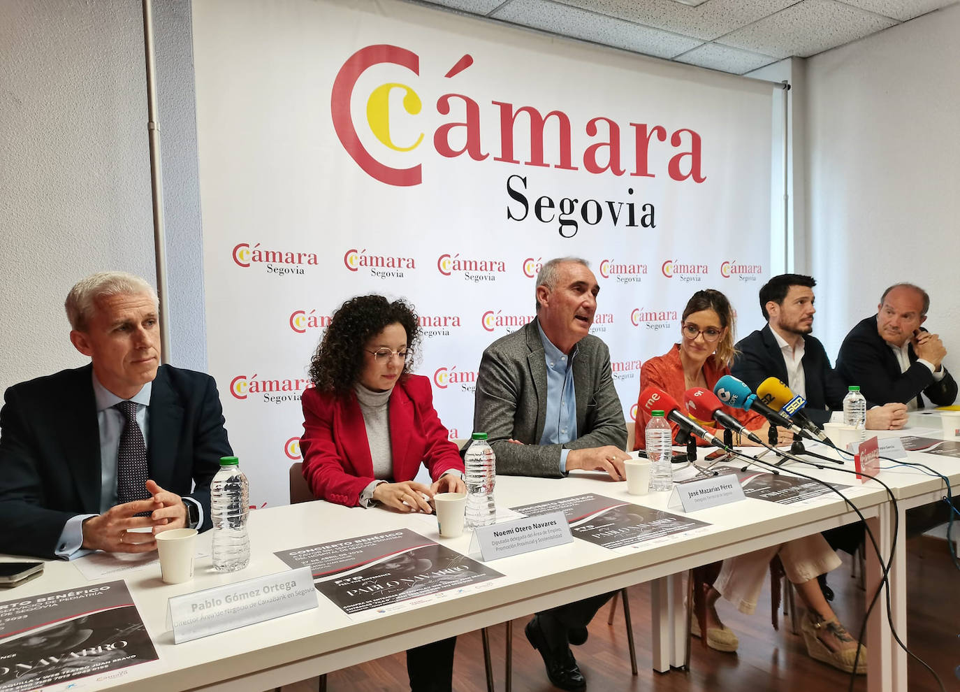 Presentación del reto organizado por la Cámara de Segovia para lograr fondos para el área de Pediatría.