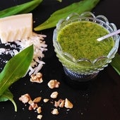 Pesto para acompañar un plato de pasta