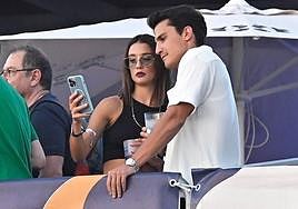 María Pedraza y Álex González, en una imagen de archivo.