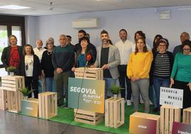 Candidatura de Segovia en Marcha a las elecciones municipales del 28-M.