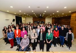 Asistentes a la presentación del la convocatoria 2022 de Proyectos Sociales de Fundación 'la Caixa'.