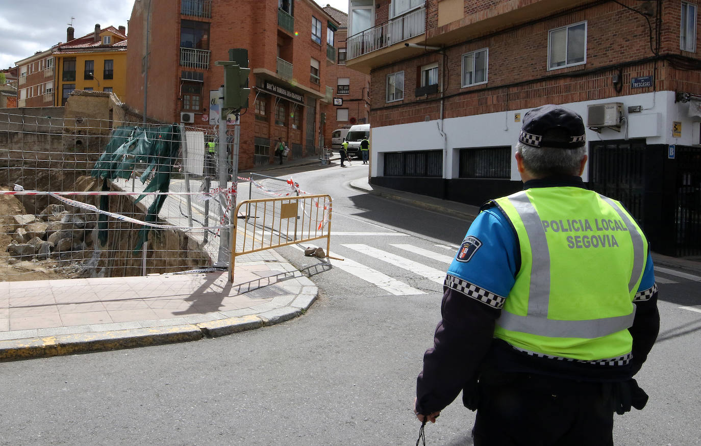 Paralización de las obras de Vía Roma