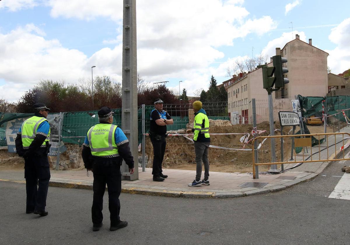 Paralización de las obras de Vía Roma