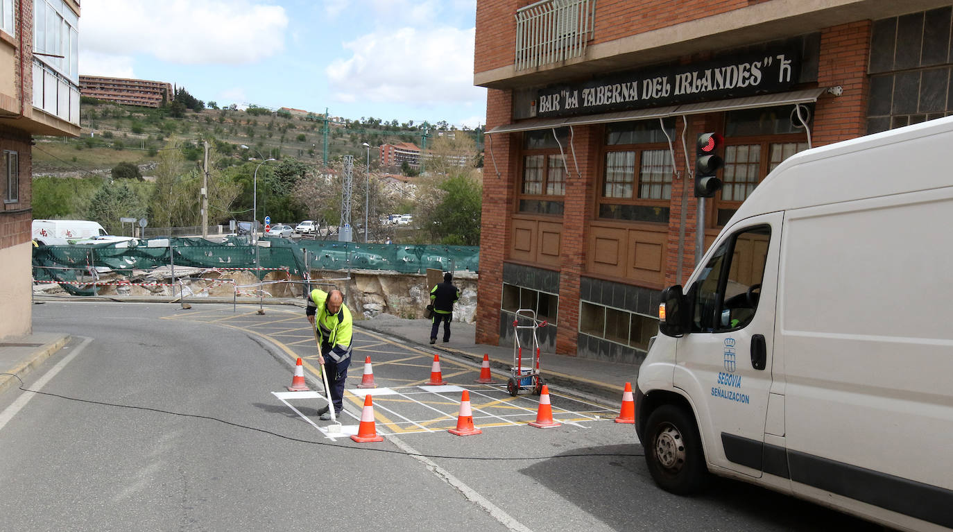 Paralización de las obras de Vía Roma