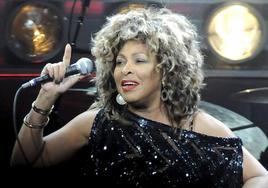 Tina Turner, durante un concierto.