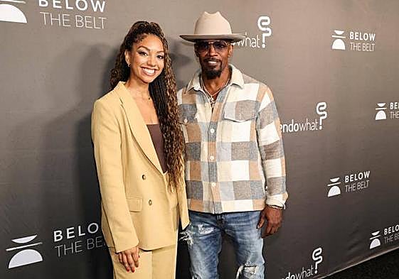 Jamie Foxx junto a su hija Corinne.