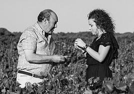 Javier Sanz y Leticia Sanz, cuarta y quinta generación de Bodegas Javier Sanz.