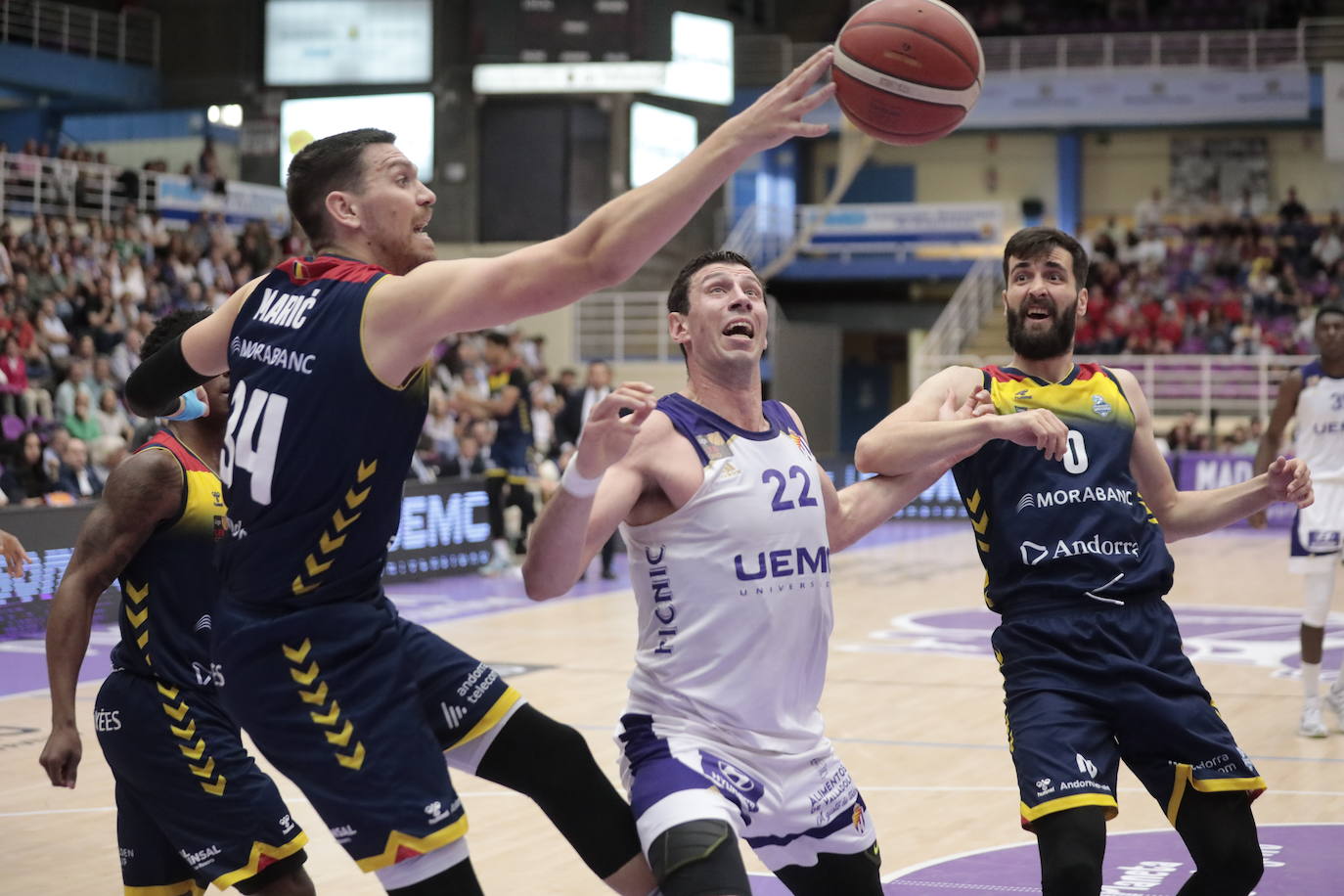 Real Valladolid de baloncesto 74 - 81 Andorra