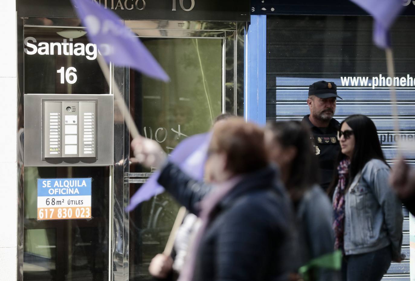 Organizaciones feminiestas se manifiestan por el derecho a aborto en Valladolid