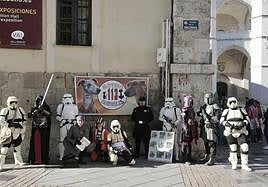 Un momento del juego con personajes de Star Wars.