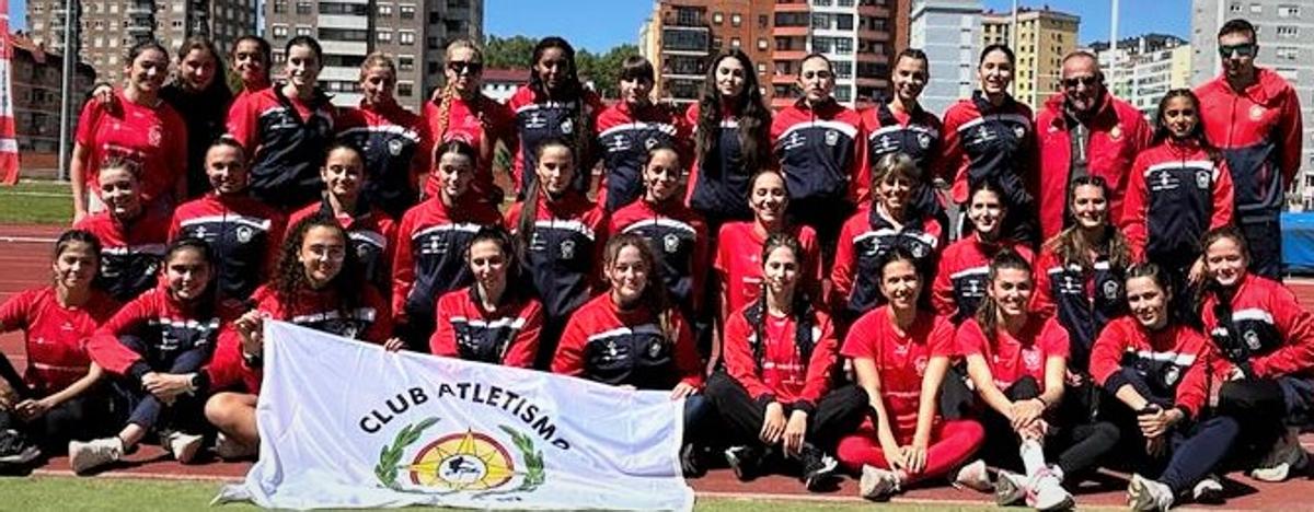 Expedición del Club Atletismo Valladolid a tierras gallegas.