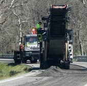 Las obras ocasionan las primeras retenciones en la carretera de Navacerrada