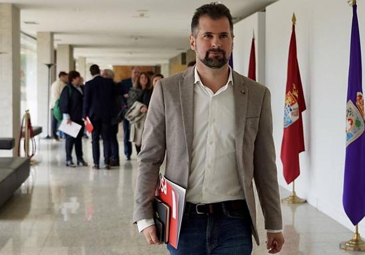 El secretario general del PSOE de Castilla y León, Luis Tudanca.