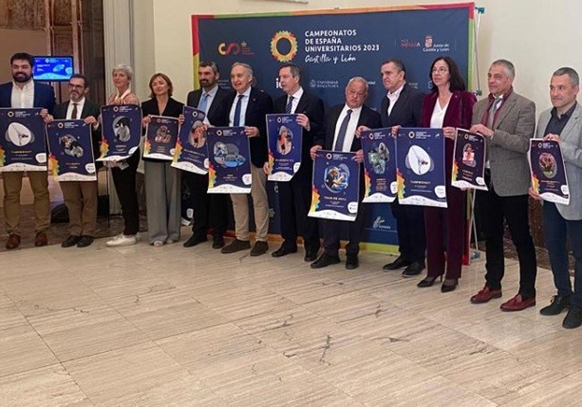 Imagen de la presentación de los Campeonatos de España Universitarios.