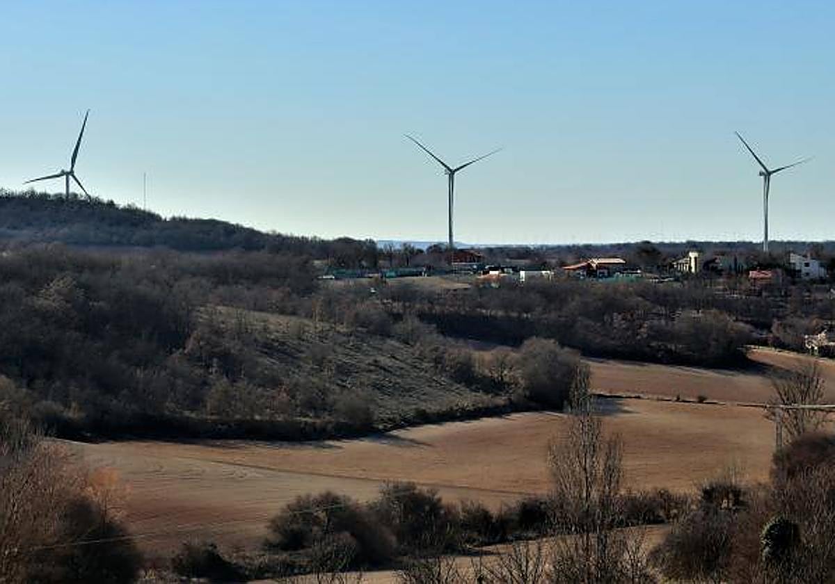 Parque eólico en la provincia de Burgos.