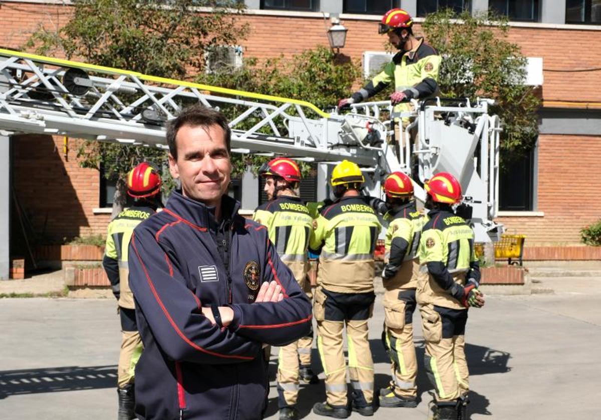 Javier Reinoso, jefe de bomberos del Ayuntamiento de Valladolid.