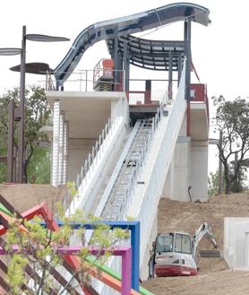 Imagen secundaria 2 - Instalación de la 'lengua azul'. 