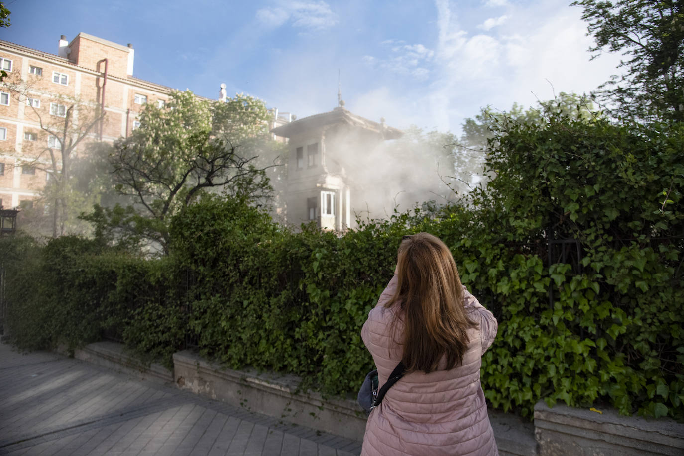 Fotografías: el derribo del chalé de Villa Estrella