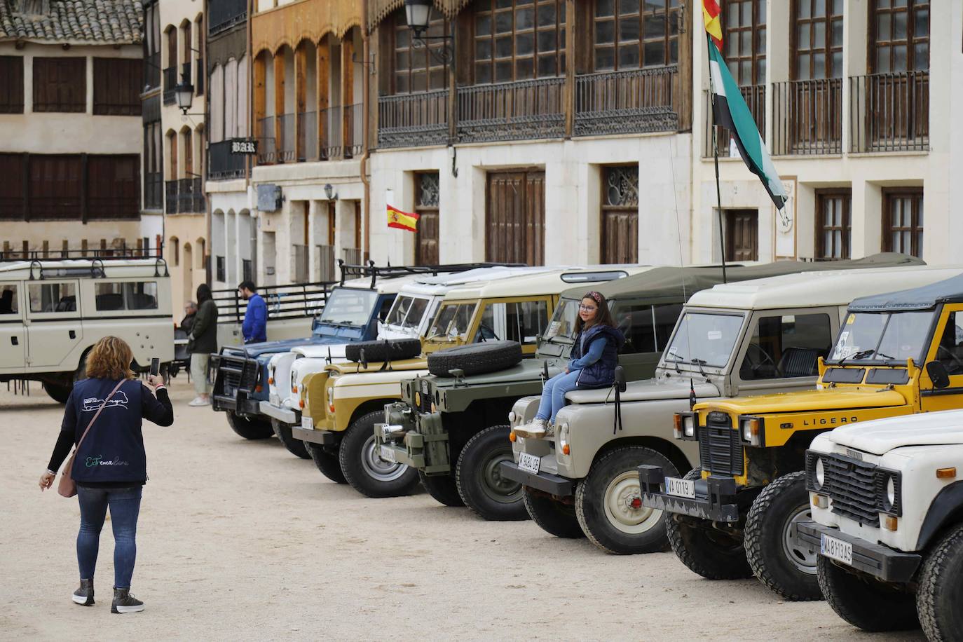 Concentración de Land Rover Santana en Peñafiel (Valladolid)