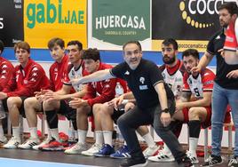 Álvaro Senovilla, durante el partido del pasado fin de semana en Nava de la Asunción.