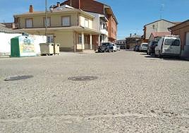 Aspecto actual de la calle Ronda de Santana de Pedrajas de San Esteban.