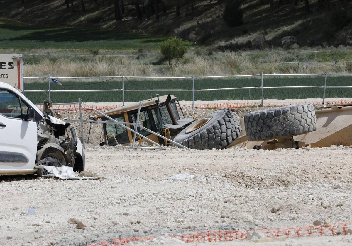 Muere un trabajador y otro resulta herido en las obras de la A-11