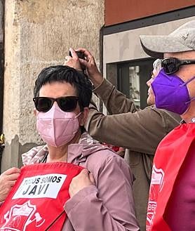 Imagen secundaria 2 - Más de 200 bomberos apoyan al profesional sancionado en Aranda