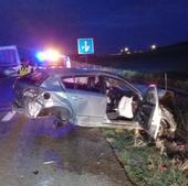 Dos heridos en un accidente en la A-62 a la altura de Villamarciel