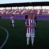 Eusebio Sacristán se viste de corto con los veteranos del Real Valladolid