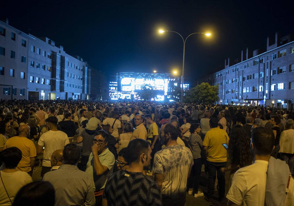 Actuación el pasado verano de la orquesta Panorama en Segovia.