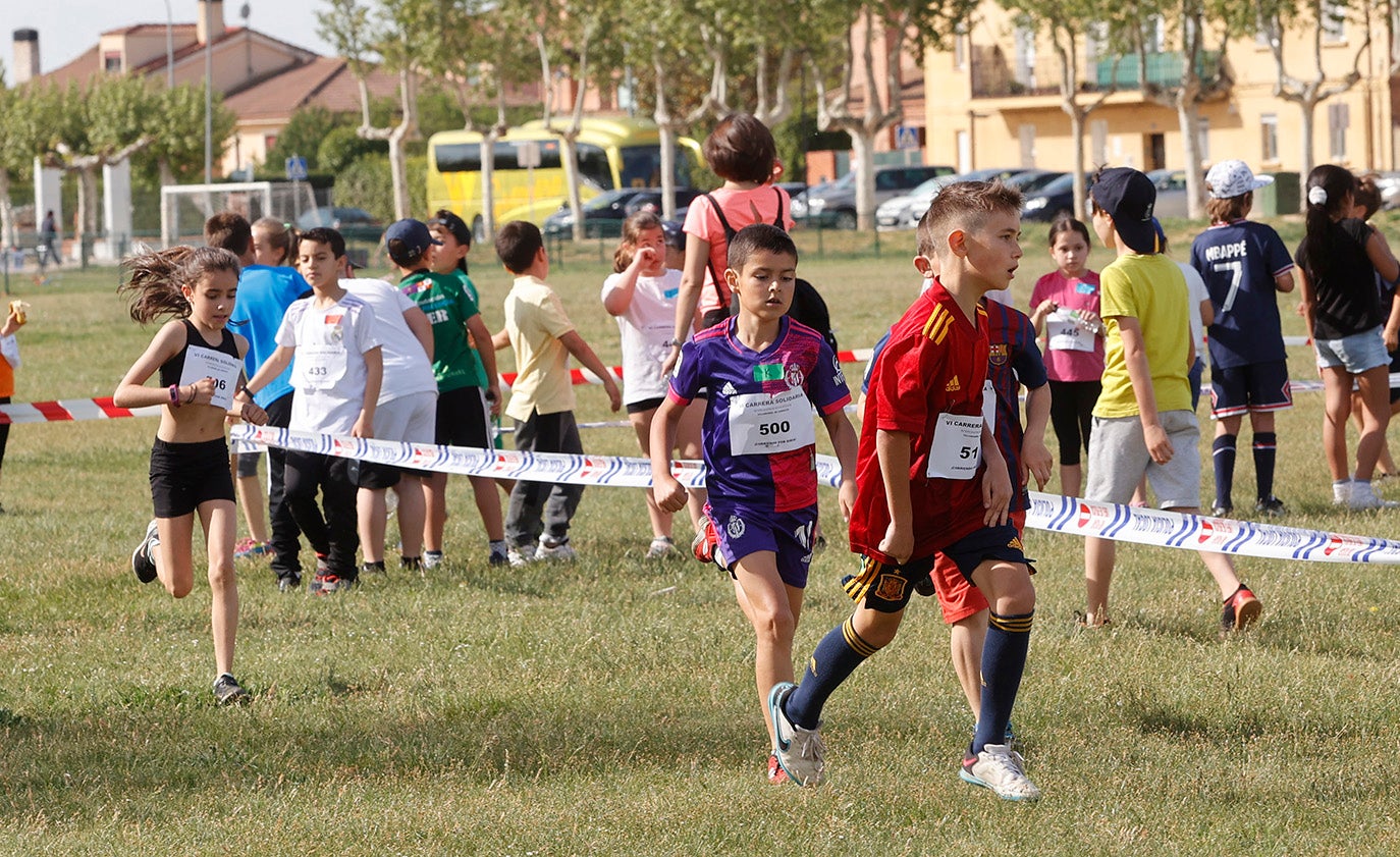 Zancadas solidarias por Siria en Villamuriel