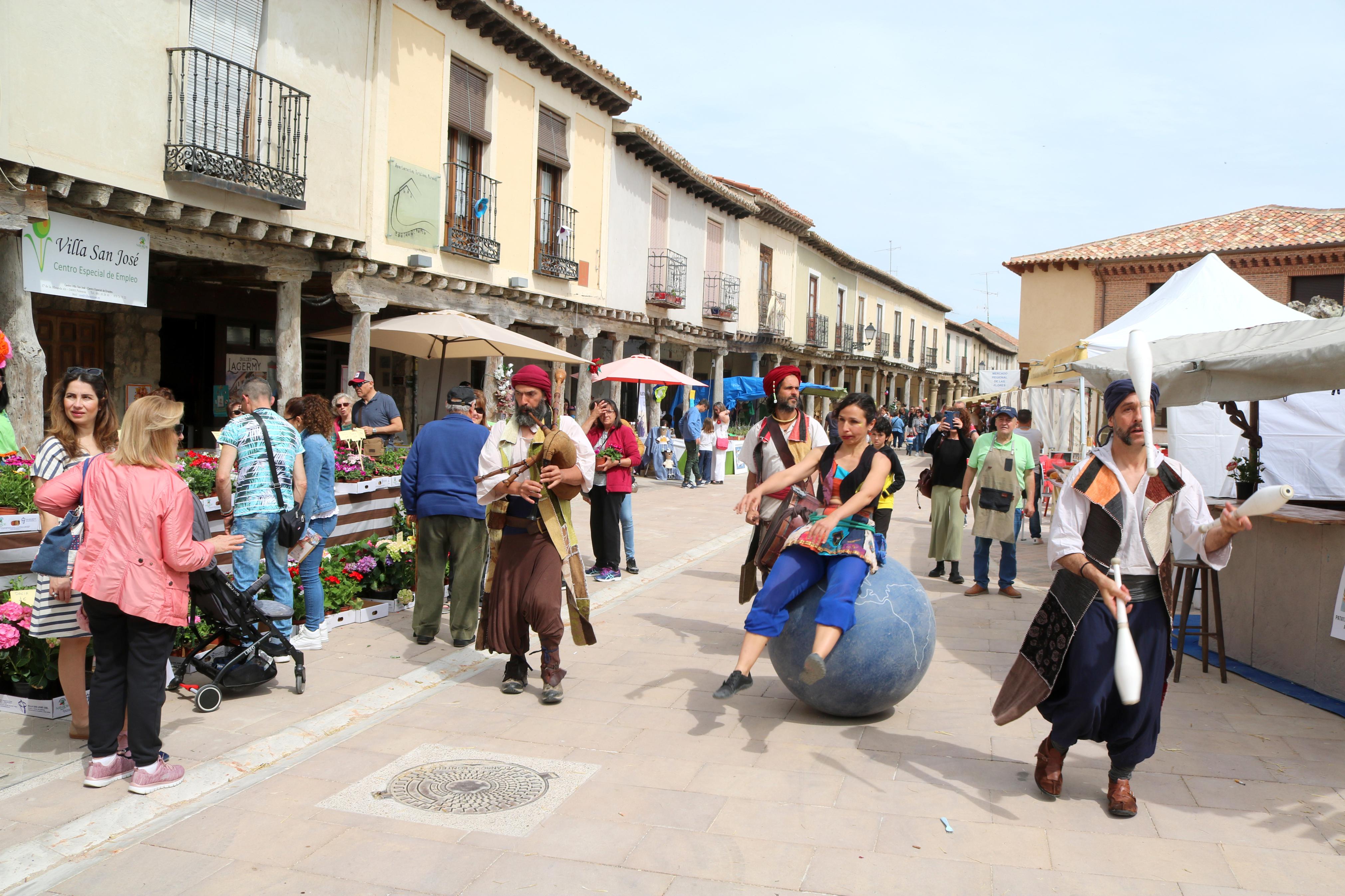 Ampudia celebra el XII Mercado Regional de la Flor