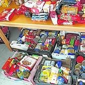 San Millán recoge más de 200 kilos de productos para el Banco de Alimentos